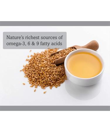 USDA Certified Organic Flax Seed Oil 10.15 fl oz - 100% Pure & Natural, Virgin Cold Pressed - Food Grade Supplement (Pack of 1) - Buy Online on SooperMarket.com