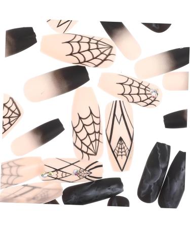 minkissy 3 Sets Halloween Fake Nails 4th of July Nails Press on Nail Decoration Nail Art Decoration Fake Nails French DIY Manicure Supply Artificial Nail Manicure False Nail Ghost Decor Abs - Buy Online on SooperMarket.com