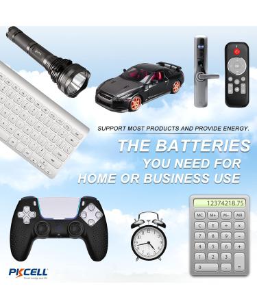 PKCELL AA Batteries LR6 Battery 12-Count 1.5V Double A Alkaline Battery for String Light Decor Toys Keyboards Remote Controls - Buy Online on SooperMarket.com