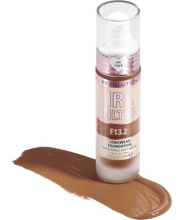 Makeup Revolution IRL Filter Longwear Foundation F13.2 - Dark Skin Tones 23ml (Pack of 1) - Buy Online on SooperMarket.com