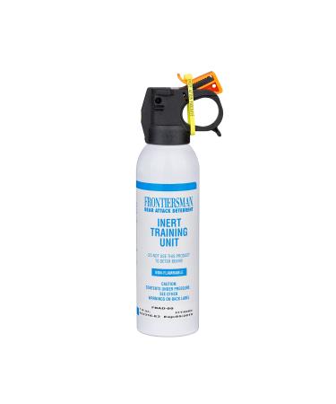 SABRE Frontiersman Practice Bear Spray, 7.9 oz Inert Canister, Practice Before You Go, Realistic Canister Increases Familiarity and Confidence in Use