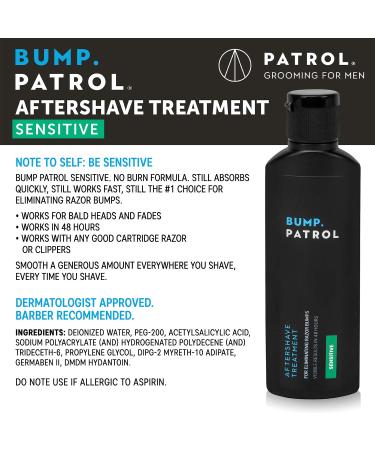 Bump Patrol Sensitive Strength Aftershave Formula - Razor Bump & Ingrown Hair Solution 2oz - Buy Online on SooperMarket.com