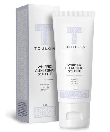 TOULON Anti Aging Face Wash Oil Free & Moisturizing: Daily Gentle Facial Cleanser for Make Up Removal with Vitamin C Rosehip & Lavender for Men & Women