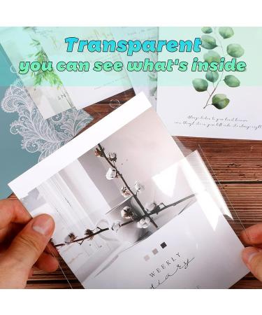 100 Clear Stamp and Die Storage Pockets - 6.75 x 9.25 Inches | CPP Plastic Pockets - Buy Online on SooperMarket.com