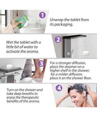 ATOANY Shower Steamers Aromatherapy for Women and Men 16 Pack 8 Scents Shower Bombs with Natural Essential Oils for Home Spa Self Care Stress Relief and Relaxation Nasal Relief Birthday Gifts - Buy Online on SooperMarket.com
