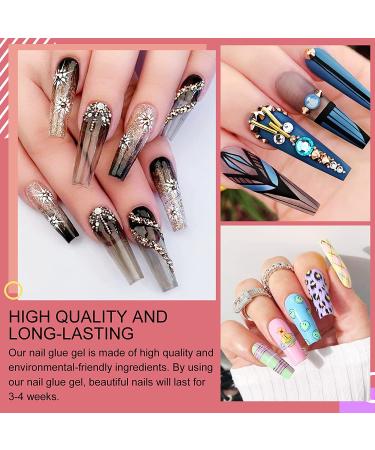 Saviland 15ML 4-in-1 UV Nail Glue Gel for Professional Fake Nails - Curing Required - Buy Online on SooperMarket.com