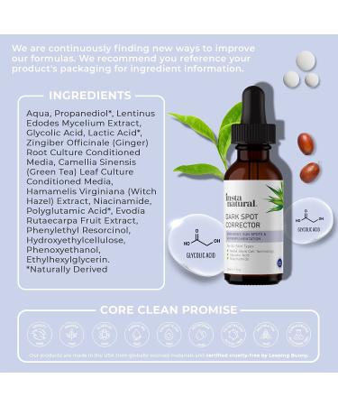 InstaNatural Dark Spot Corrector & Anti-Aging Serum - 1 oz (30ml) | Brighten & Even Skin Tone - Buy Online on SooperMarket.com