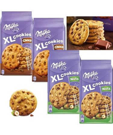04 x Milka Xl Cookies Choco Hazelnut 184g | VIMIX - Buy Online on SooperMarket.com