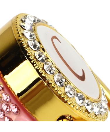 Gold Baby Pacifier Set - Rhinestone Covered Lightweight Pacifier for 6-18 Months (Letter C) - International Shipping Available - Buy Online on SooperMarket.com