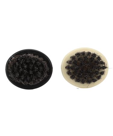 Knuckle Beard Brush & Mustache Comb - Round Handle Easy Replaceable Grooming Tool for Men - Buy Online on SooperMarket.com