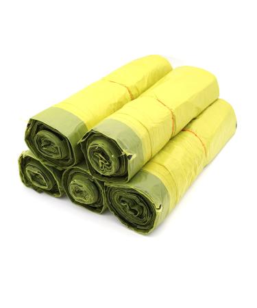 5 rolls of yellow bags yellow bags with practical drawstring 90 liters 15 - recyclables bag