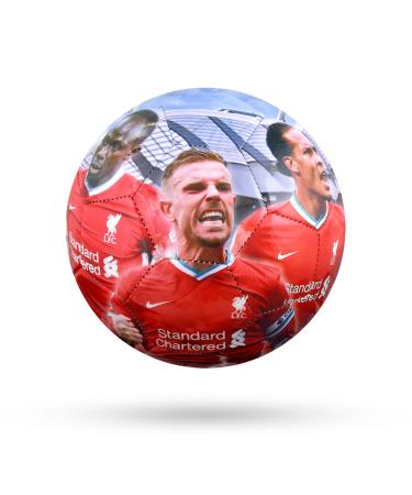 Liverpool F.C.Hy-Pro official license product player photo football |Size 5 multi -colored training match merchandise collector's piece for children and adults