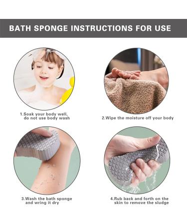 Fitmedify Skin Sponge Superpeeler - Exfoliating Dead Skin Remover for Adults & Kids (4pcs) - Buy Online on SooperMarket.com