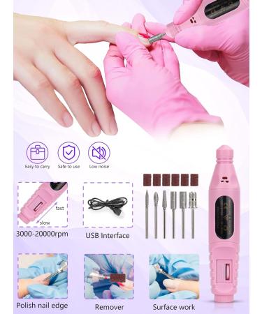 Professional Acrylic Nail Kit for Beginners - 42 Colors, Glitter Powder, Monomer Liquid, Drill, UV Light & Bag Case - Buy Online on SooperMarket.com