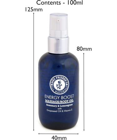 Energising Massage Oil - Rosemary & Lemongrass | 100ml | Premium International Shipping - Buy Online on SooperMarket.com