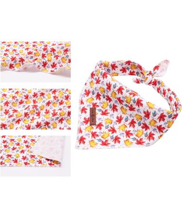 Lionet Paws Dog Bandana - Triangular Headscarf for Small Medium & Large Dogs (L) - Autumn Style - Pack of 1 - Buy Online on SooperMarket.com