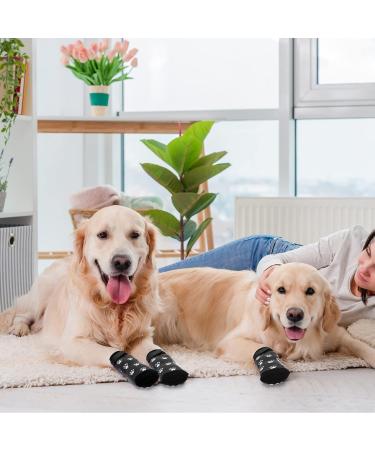 Xinzistar Dog Socks 2 Pairs | Anti-Slip Paw Protectors for Dogs | Adjustable Straps & Grips | Indoor Outdoor Wear | Small Medium Large Dogs - Buy Online on SooperMarket.com