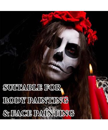 Black Face Body Paint Stick | High Pigmented Waterproof Matte Makeup for Halloween Zombie Cosplay & Clown Costumes - Buy Online on SooperMarket.com