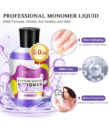 Acrylic Nail Kit Set with 9 Colors - Nail Extension Starter Kit (AcrylicPowder-S03) - Buy Online on SooperMarket.com