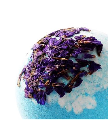 1PC Dried Flower Bath Bomb - Natural Aroma Bath Salt for Women - Pink - Sparkling Shower & Bath Experience - Buy Online on SooperMarket.com