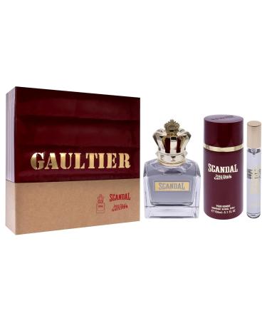 Jean Paul Gaultier Scandal 3.4oz EDT Spray 0.33oz EDT Spray 5.1oz Deodorant Spray Men 3 Pc Gift Set - Buy Online on SooperMarket.com