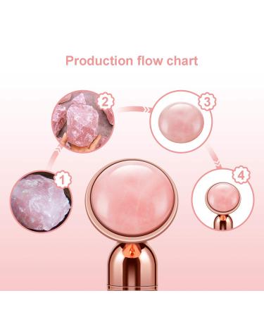 4-IN-1 24k Golden Face Roller Massager for Face, Eye, Arm, Nose - Rose Gold Skin Care Tool - Buy Online on SooperMarket.com