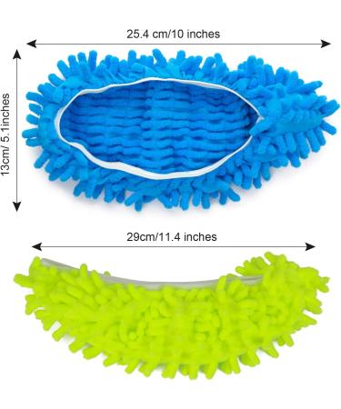 10pcs Washable Microfiber Mop Slipper Shoes Cover - Reusable Foot Socks for Floor Polishing - Ideal for Bathroom, Office, Kitchen & House Cleaning - Buy Online on SooperMarket.com