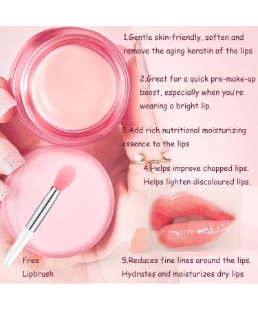 Lip Sleeping Mask Lip Mask Overnight Strawberry Lip Masks Skincare Lip Oils Lip Moisturiser for Dry Chapped Peeling Cracked Lips Fades Lip Lines Lip Balm Locks In Moisture Lip Care 20g-Strawberry01 - Buy Online on SooperMarket.com