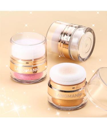 AKARY Silver Shimmer Powder Highlighter | Intense Glow Illuminator Makeup | High Impact Dewy Finish (0.25 oz - Buy Online on SooperMarket.com