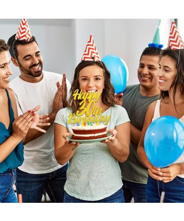 30th Birthday Party Decorations - Glitter Cake & Cupcake Toppers for Women & Men - Celebrate 30 Years with Joy! - Buy Online on SooperMarket.com