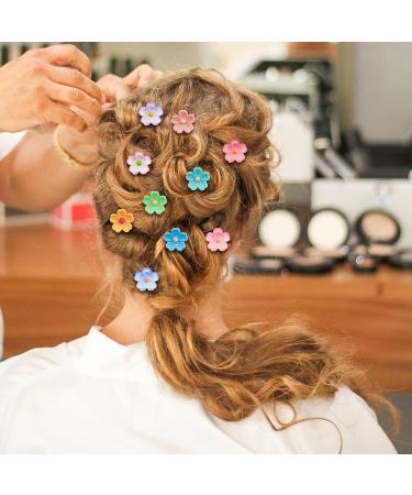 30 Pcs Matte Cherry Blossom Mini Flower Claw Clips - Cute Hair Accessories for Girls & Women - Buy Online on SooperMarket.com