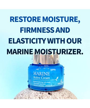 Buy The Skin House Marine Active Cream 50ml - Hydrating Anti-Aging Moisturizer - Buy Online on SooperMarket.com