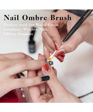 Nail Art Brushes Set Raffaello 7Pcs - Professional Nail Tips Design Tools with Poly Extension Gel, Acrylic Brushes, Painting Drawing Pen Kit for Salon & Home Use - Buy Online on SooperMarket.com
