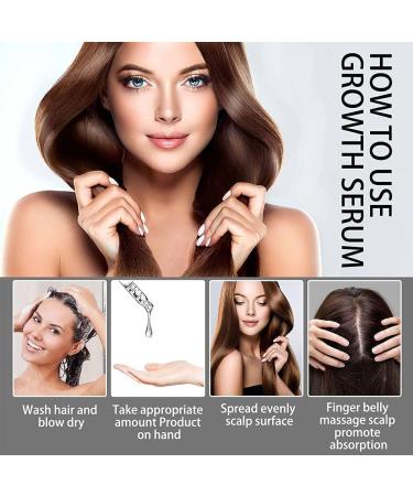 2023 New Allurium Hair Growth Serum for Black Women - Set of 3 Bottles | Anti Hair Loss, Nourishing & Repairing Formula for Fast, Natural Growth - Buy Online on SooperMarket.com