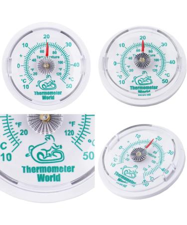 Vivarium Thermometer to Monitor Temperature In Reptile Tanks and Vivariums - 65MM Reptile Thermometer Temperature Gauge - Buy Online on SooperMarket.com