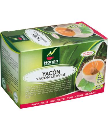 Yacon Leaf Herbal Tea - 25 Teabags of All-Natural Yacon Leaves from Peru