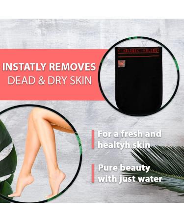 Kelebek Turkish Hammam Kese Exfoliating Glove | Dead Skin Cleanser & Body Scrub | Skincare Kit for Soft Skin | Women & Men - Buy Online on SooperMarket.com