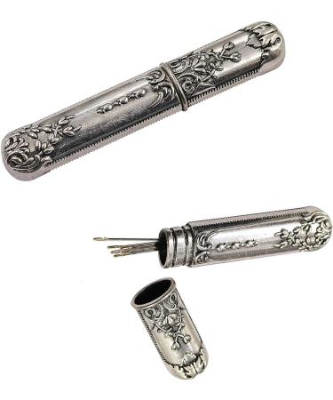 24 PCS Self Threading Needles with Vintage Holder - Easy Hand Sewing for DIY Crafts - Buy Online on SooperMarket.com