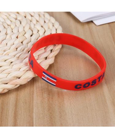 LUOEM Silicone Wristband Rubber Bracelet - Fashion Sports Wristbands for Teens & Adults - Pack of 6 (Rica) | Shop Internationally - Buy Online on SooperMarket.com
