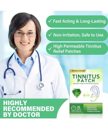 Natural Herbal Tinnitus Relief Patches - 48 Pcs - Improve Hearing & Relieve Discomfort - Buy Online on SooperMarket.com