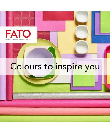 Fato Disposable Napkins 50 Pack - 33x33cm 2-Layer Apple Green - Ideal for Lunch & Buffets - 100% Pure Cellulose FSC Certified - Buy Online on SooperMarket.com