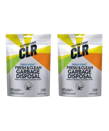 CLR Garbage Disposal Cleaner, 5 Pods (Packaging May Vary) - 2 Pack