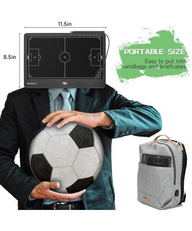 Newnaivete 12.8 inch Electronic Football Coach Board with LCD Display and Stylus Pen - Soccer Tactical Training Tool for Coaches - Buy Online on SooperMarket.com