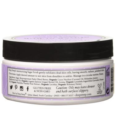 Deep Steep Lavender Vanilla Sugar Scrub - 8 oz Exfoliating Body Scrub - Buy Online on SooperMarket.com