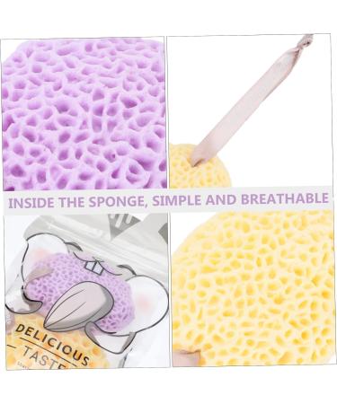 NOLITOY 4 Pcs Bath Ball Loofah Sponge - Honeycomb Shower Exfoliating Scrubbers for Baby & Skin-Friendly Cleaning Supplies - Buy Online on SooperMarket.com