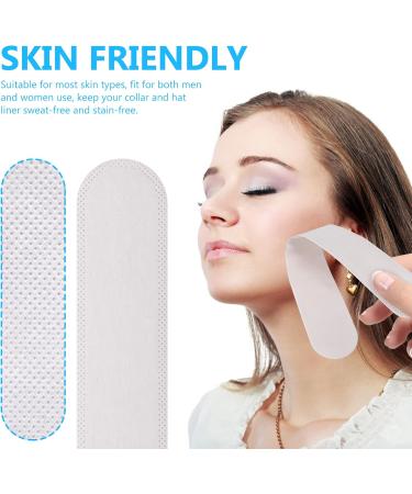 Exceart 50pcs Self-Adhesive Sweat Pads for Hats - Disposable Welding Tape for Men & Women (White) - Buy Online on SooperMarket.com