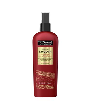 TRESemm Heat Protect Spray Keratin Smooth with Marula Oil for 5-in-1 Anti-Frizz Control 8 Fl Oz Keratin Smooth 8 Fl Oz (Pack of 1)