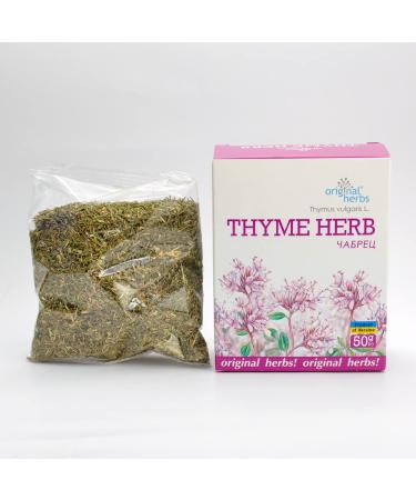 THYME HERB THYMUS VULGARIS L. | Original Herbs Herbal Tea Wild Crafted Herbs Tea 50g