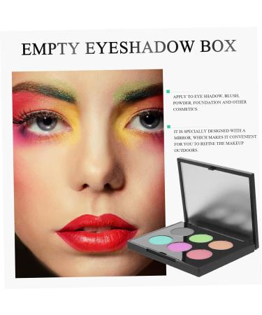 Gogogmee 1 Set Box Square Eye Shadow Box Lip Balm Containers Empty Eyeshadow Palette Lipstick Case Plastic - Buy Online on SooperMarket.com