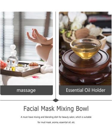 KALLORY Essential Oil Mixing Dish - Ceramic Spa Bowl for Facial Masks & Aroma Oils | Blue - Buy Online on SooperMarket.com